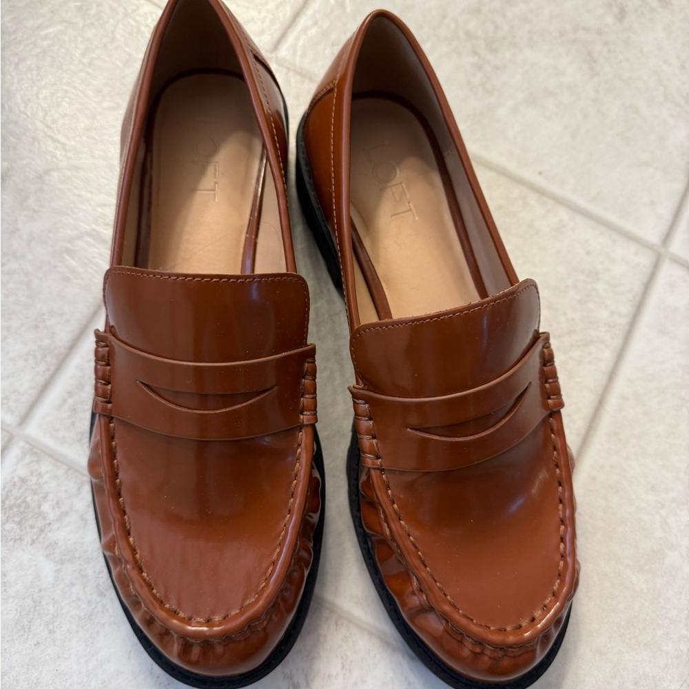 Loft Brown Loafers new